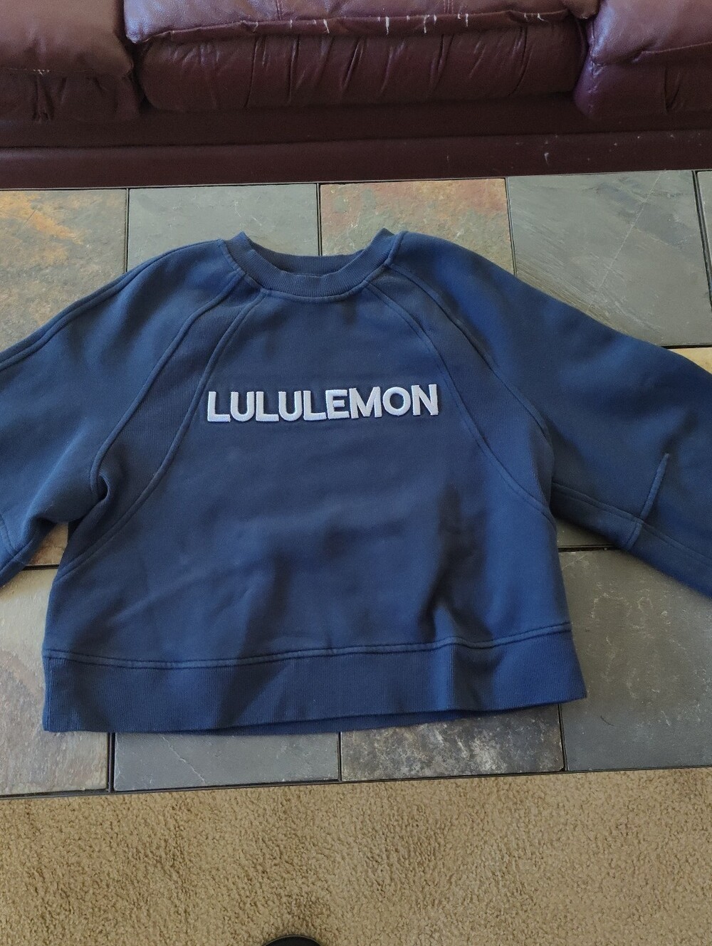 Lululemon Navy Scuba Crewneck Oversized - Picture 8 of 11